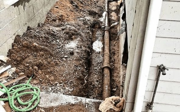 Slab leaks repair under ground - Re-Store Service -restorationserv.com